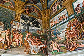 Mantova, Palazzo Te - Camera di Amore e Psiche, Pareti sud ed ovest